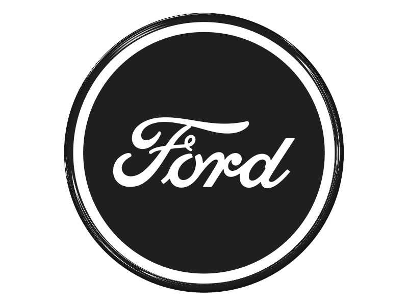 Samolepka na AL disk - Ford (černá)
