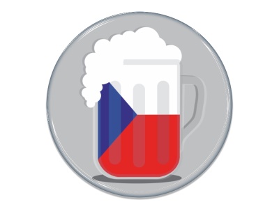 Samolepka - Czech beer
