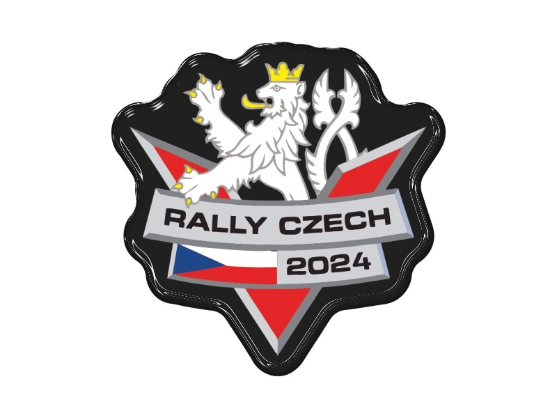 Zakázková samolepka - CzechRally 80x80mm Black