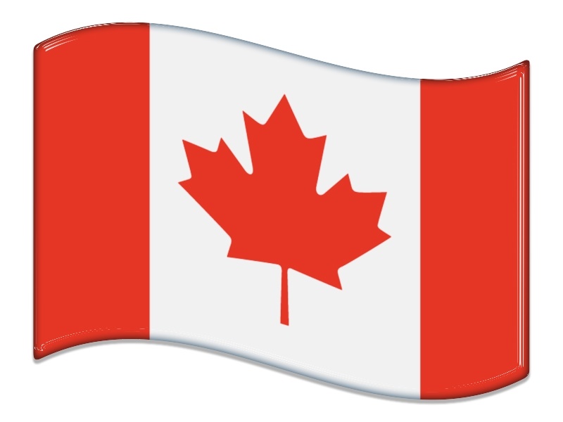 Samolepka - Vlajka Kanada