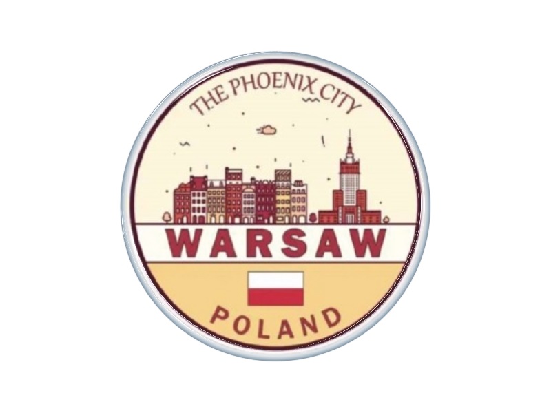 Zakázková samolepka - Warsaw 6x6