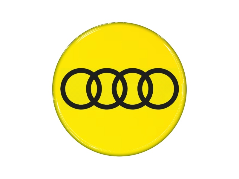 Zakázková samolepka - Audi 60 žlutá