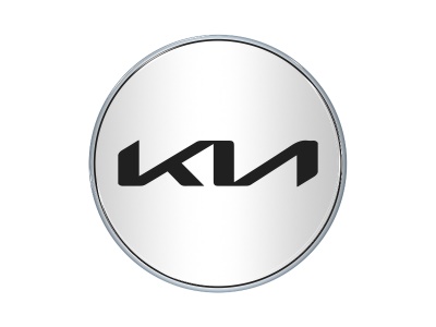 Zakázková  samolepka - Kia bg-Silver/black