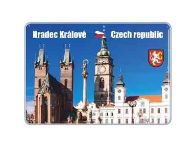 Samolepka - Hradec Králové Velké náměstí - znak