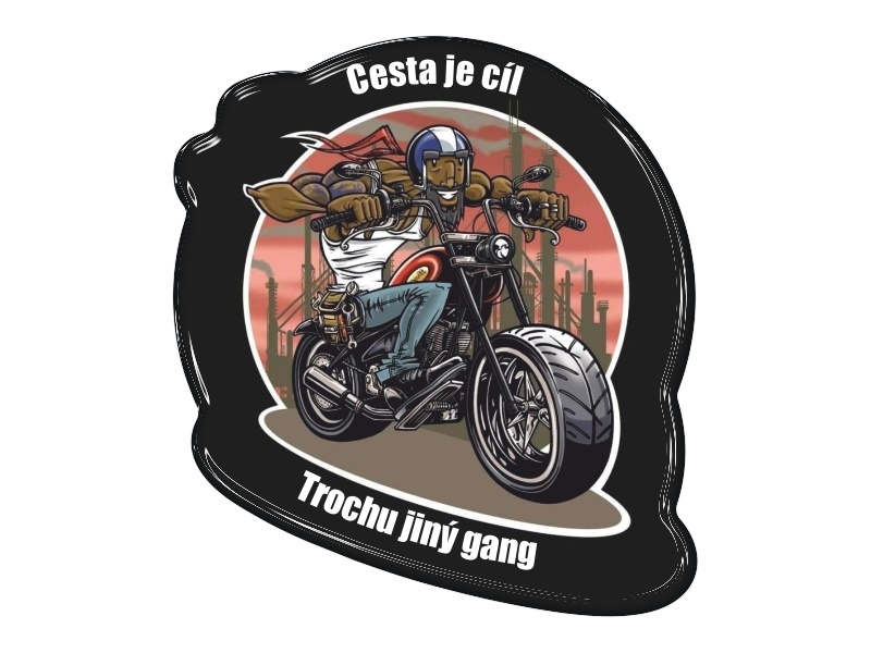 Zakázková  samolepka - Cesta je cíl