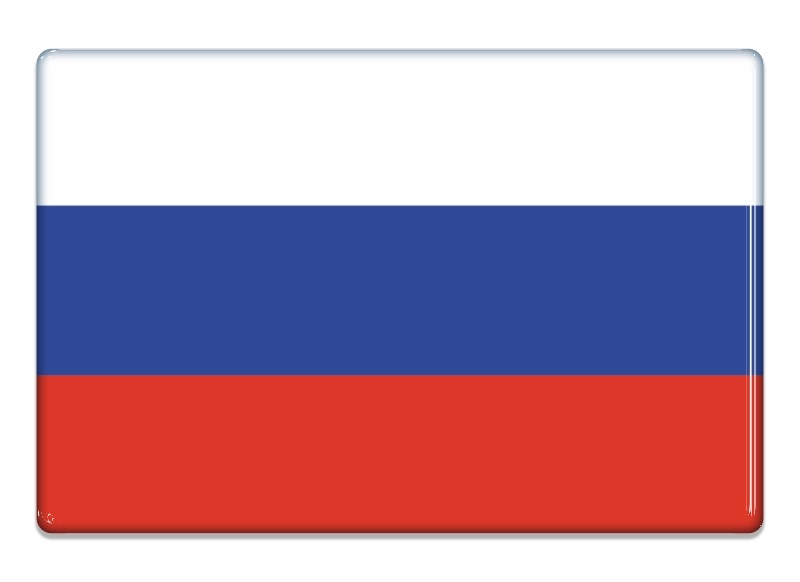 Samolepka - Vlajka Rusko - obdélník