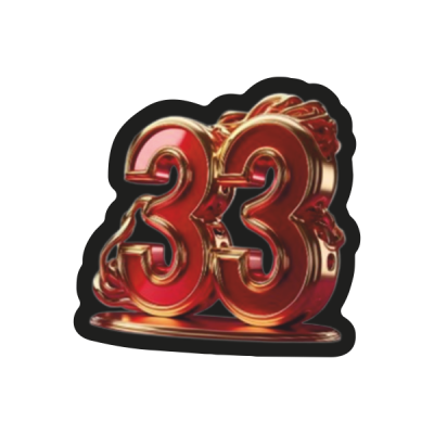 Zakázková samolepka - LAMINO číslo 33 40x40mm