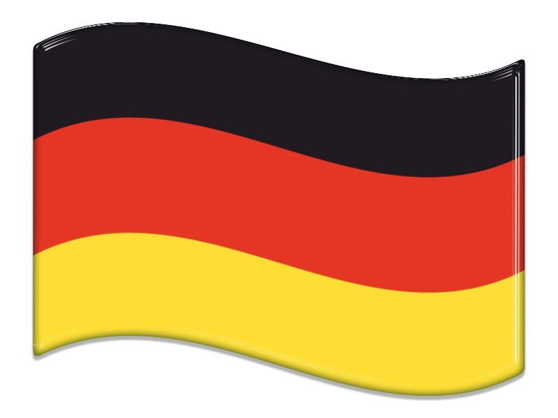 Samolepka - Vlajka Německo