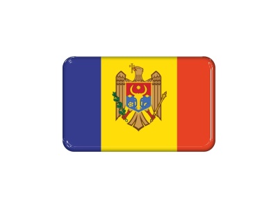 Samolepka - Vlajka Moldavsko - obdélník