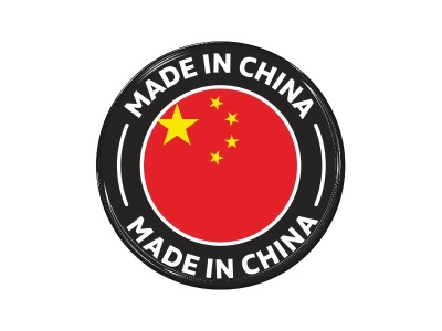 Samolepka - Made in China