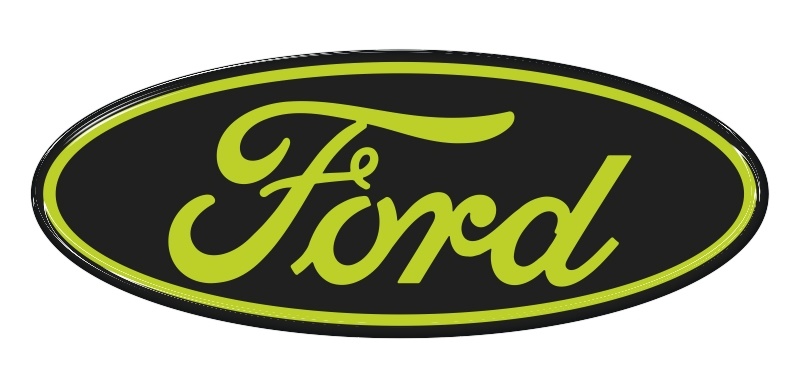 Samolepka - Ford (black-olive drab)