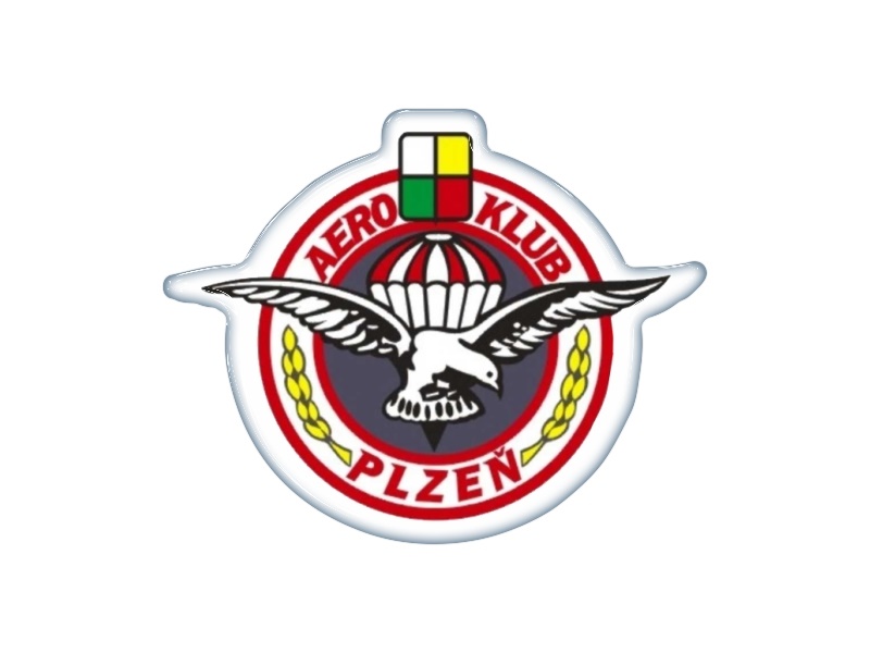 Zakázková  samolepka - Aero-klub Plzeň