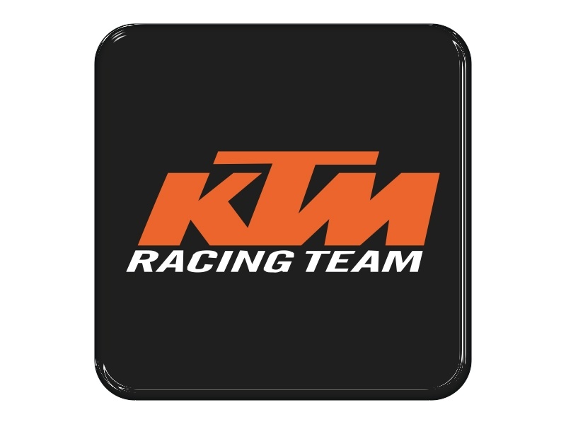 Samolepka KTM Racing Team (černá)
