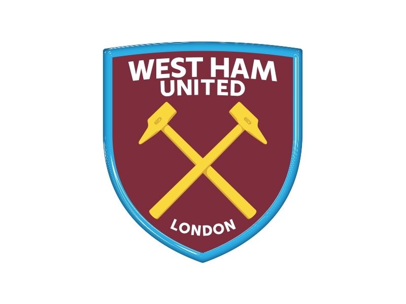 Zakázková samolepka West Ham