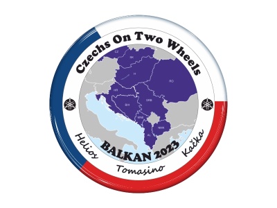 Zakázková  samolepka - Balkan 2023