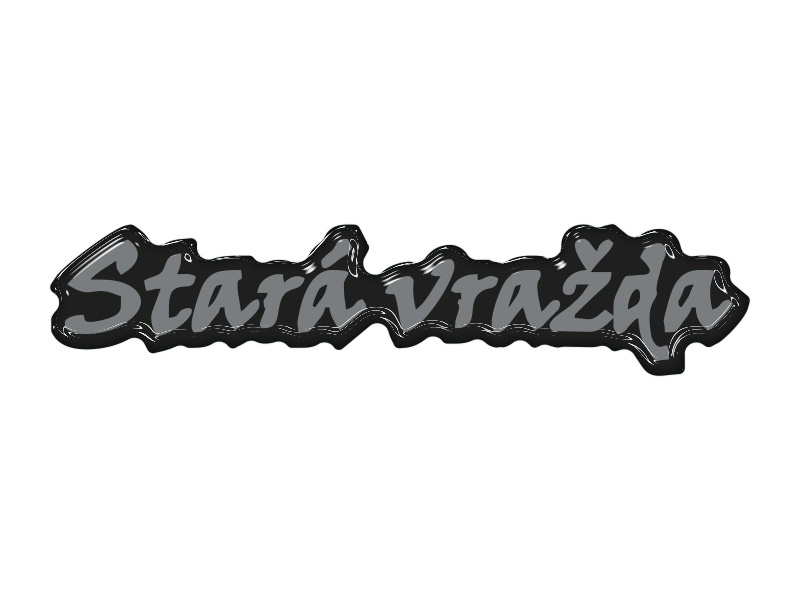 Zakázková  samolepka - Stará vražda 300 x 65mm