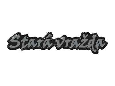 Zakázková  samolepka - Stará vražda 300 x 65mm