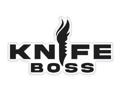Zakázková  samolepka -  Knife Boss (3d)