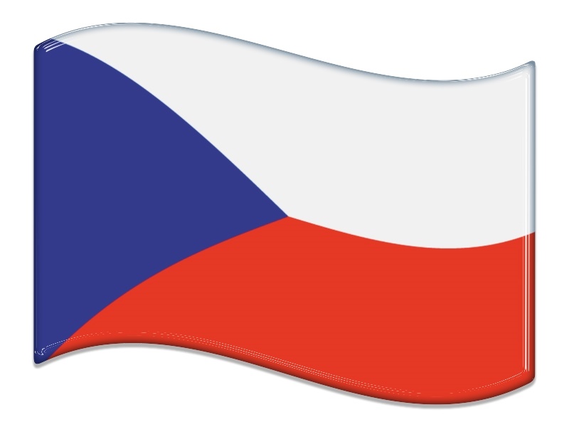 Samolepka - Vlajka Česká republika