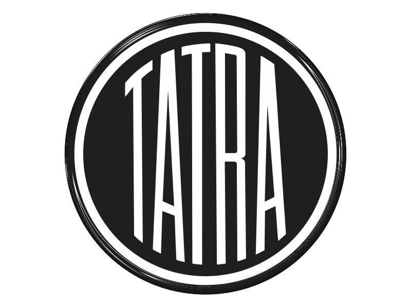 Samolepka na AL disk - Tatra (black/white)