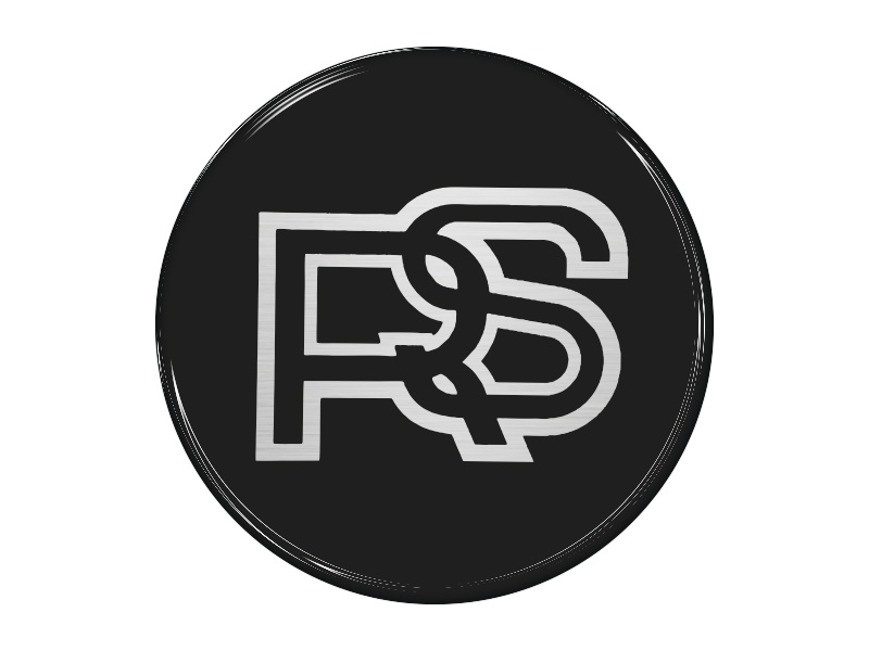 Zakázková  samolepka - RS black