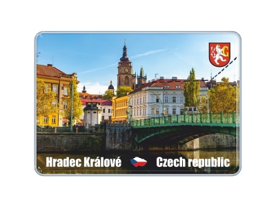 Samolepka - Hradec Králové Pražský most - znak