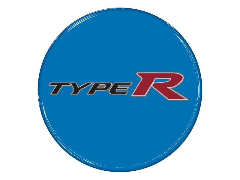 Samolepka na AL disk - Type R (blue)