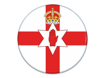 Samolepka - Vlajka Severní Irsko - kruh
