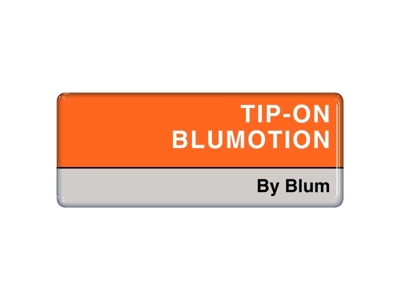 Zakázková samolepka - 5x2cm tip-on blumotion