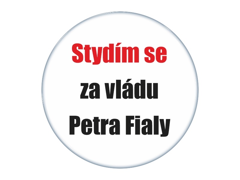 Zakázková  samolepka - Stydím se