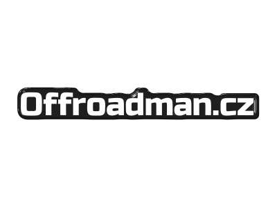 Zakázková  samolepka - Offroadman Black 10,5 x 1,4