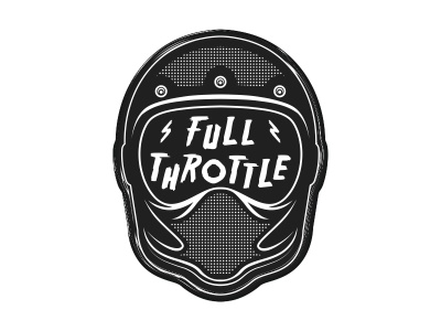 Samolepka - Full throttle