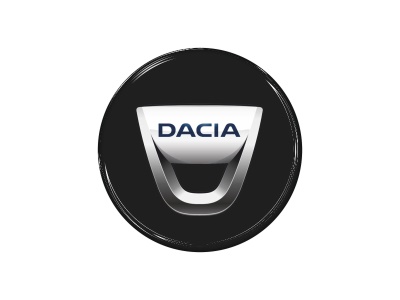 Samolepka na AL disk - Dacia Black