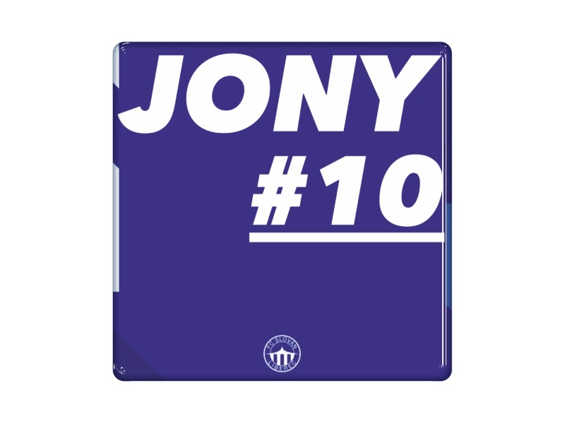 Zakázková samolepka - JONY