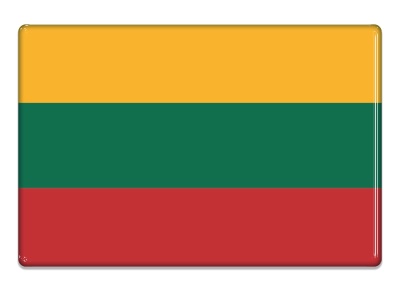 Samolepka - Vlajka Litva - obdélník