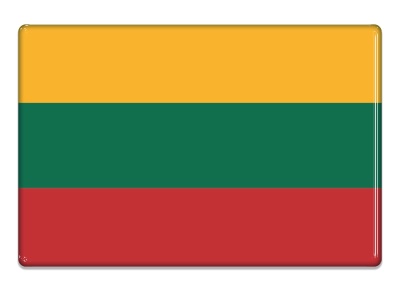 Samolepka - Vlajka Litva - obdélník