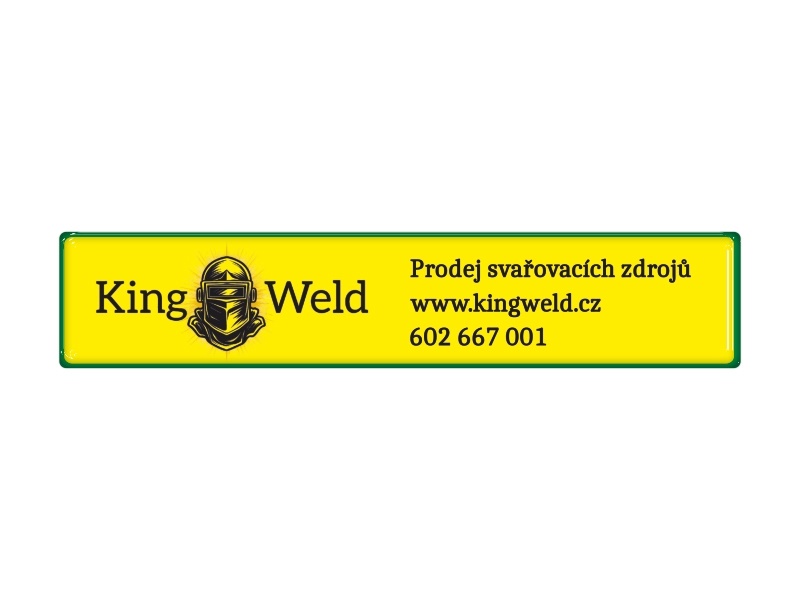 Zakázková samolepka - KingWeld 200x40mm