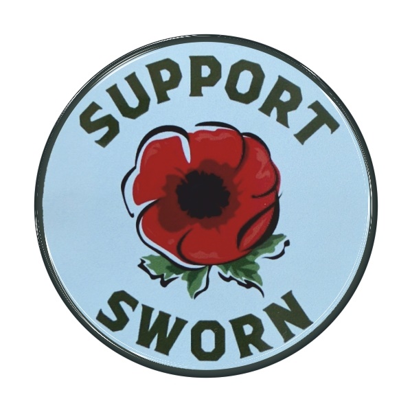 Zakázková samolepka - Support sworn 60