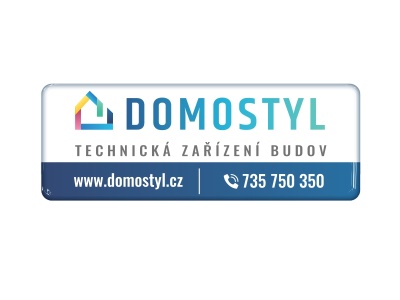 Zakázková  samolepka - Domostyl 60x22 mm
